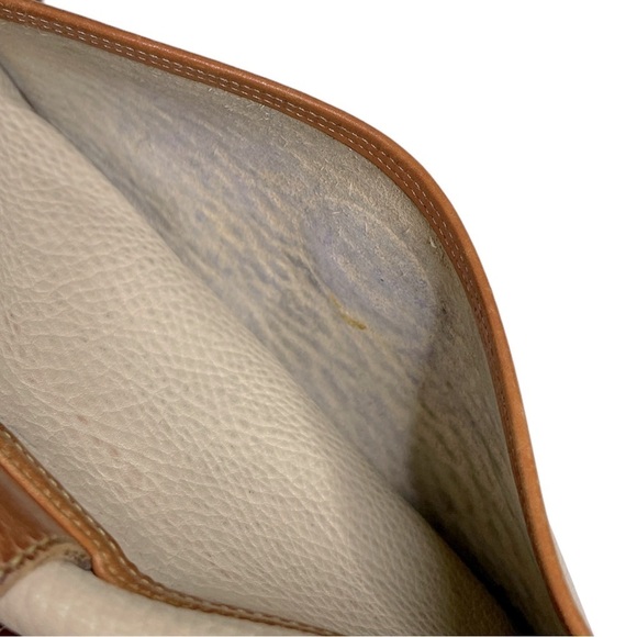 Dooney & Bourke Vintage Bag Medium Cream Leather - Picture 6 of 7